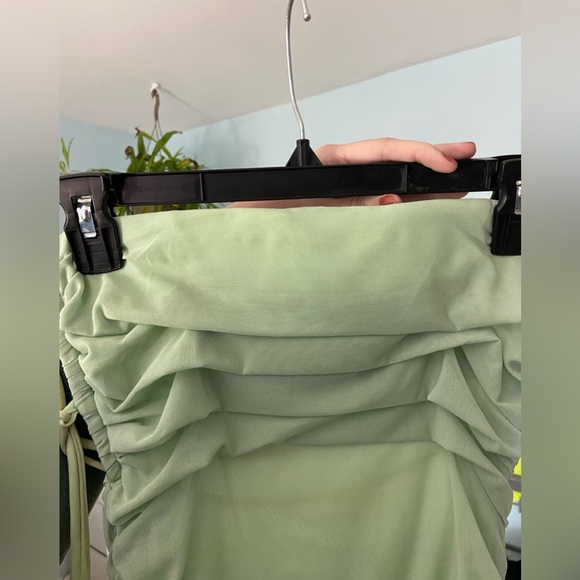 Princess Polly UNDISCOVERED MINI DRESS SAGE size 6 - Picture 4 of 4